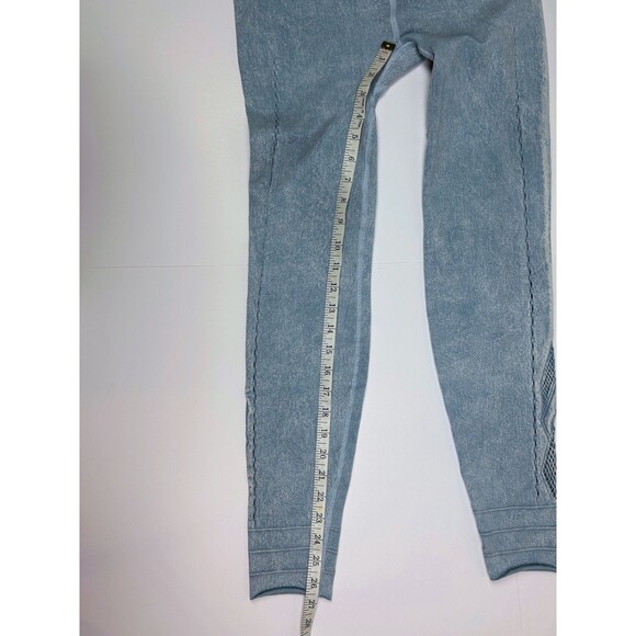 Free People FP Movement Running Through My Mind Blue High Rise Leggings sz L EUC - Picture 11 of 14